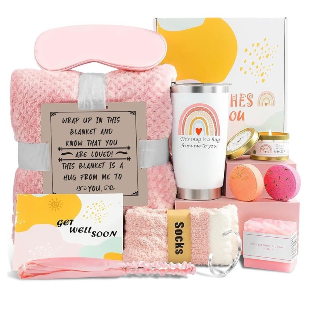 Pink Bath & Body Collection with Relaxing Spa Aesthetic